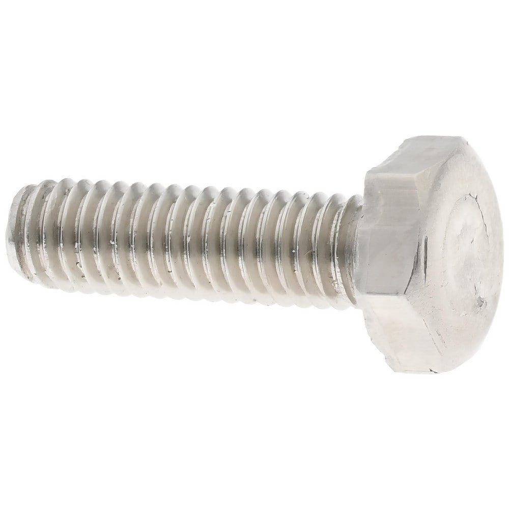 Hex Head Cap Screw: M3 x 0.50 x 10 mm, Grade 18-8 Stainless Steel, Uncoated