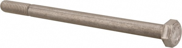 Hex Head Cap Screw: M8 x 1.25 x 120 mm, Grade 18-8 Stainless Steel, Uncoated