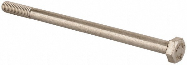 Hex Head Cap Screw: M6 x 1.00 x 100 mm, Grade 18-8 Stainless Steel, Uncoated