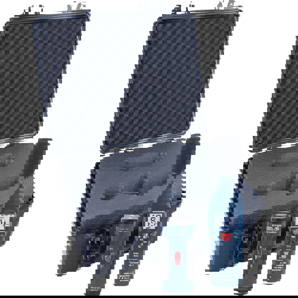 Sound Meters; Meter Type: Class 2 Sound Meter ; Maximum Decibel Rating: 130dB ; Minimum Decibel Rating: 30dB ; Frequency Weighting: A & C ; Display Type: LCD ; Accuracy: 11.4 dB