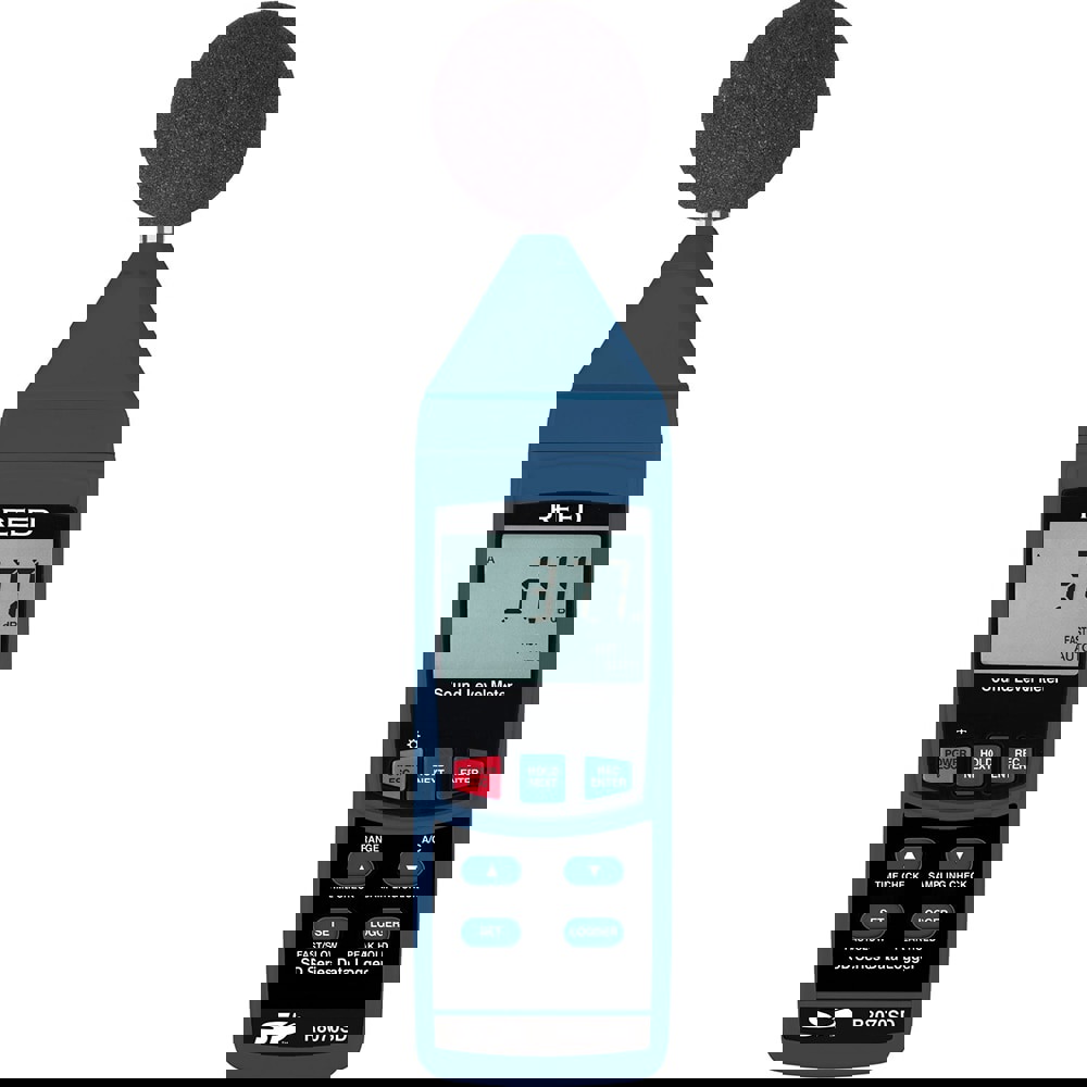Sound Meters; Meter Type: Class 2 Sound Meter ; Maximum Decibel Rating: 130dB ; Minimum Decibel Rating: 30dB ; Frequency Weighting: A & C ; Display Type: LCD