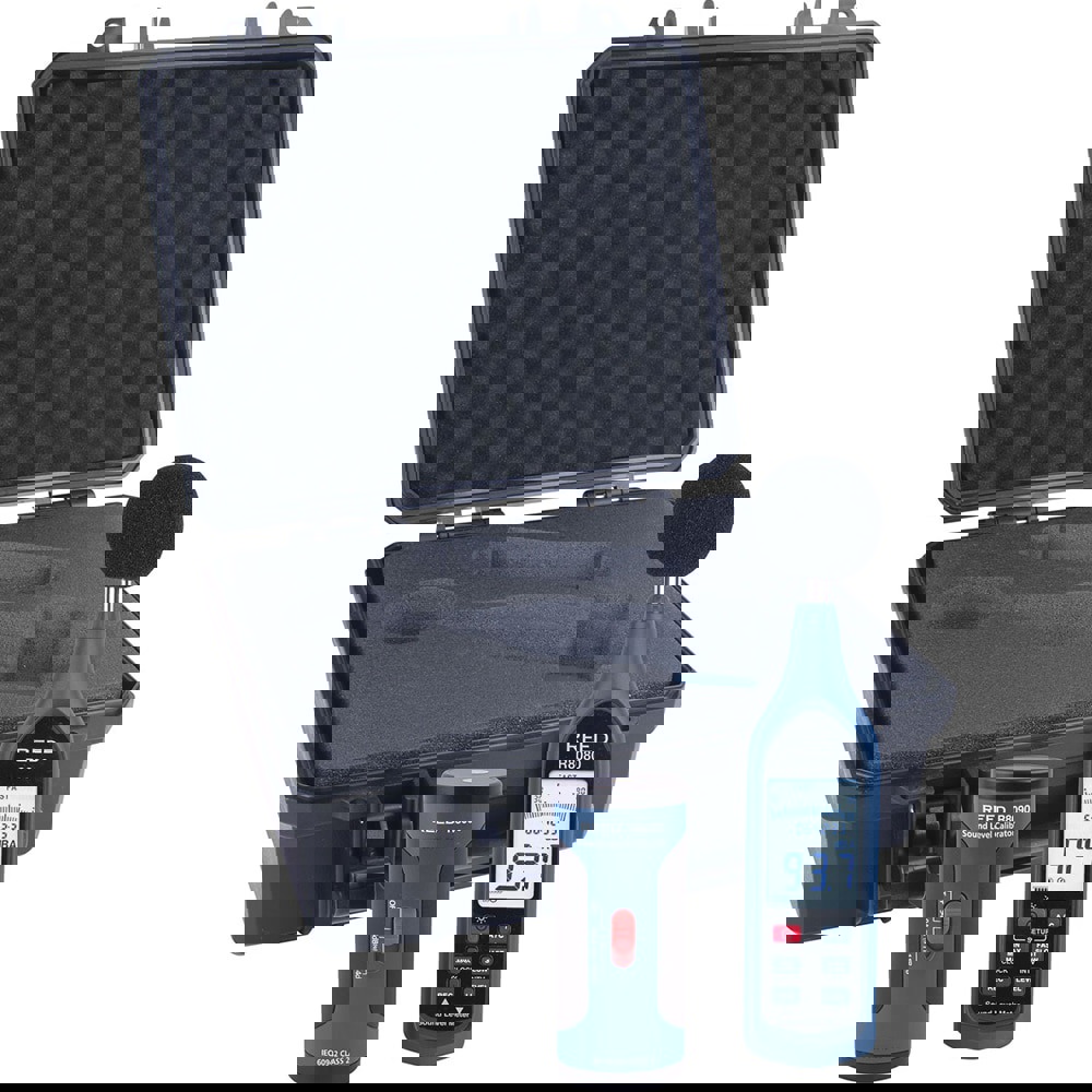 Sound Meters; Meter Type: Class 2 Sound Meter ; Maximum Decibel Rating: 130dB ; Minimum Decibel Rating: 30dB ; Frequency Weighting: A & C ; Display Type: LCD ; Accuracy: 11.4dB; 10.5dB