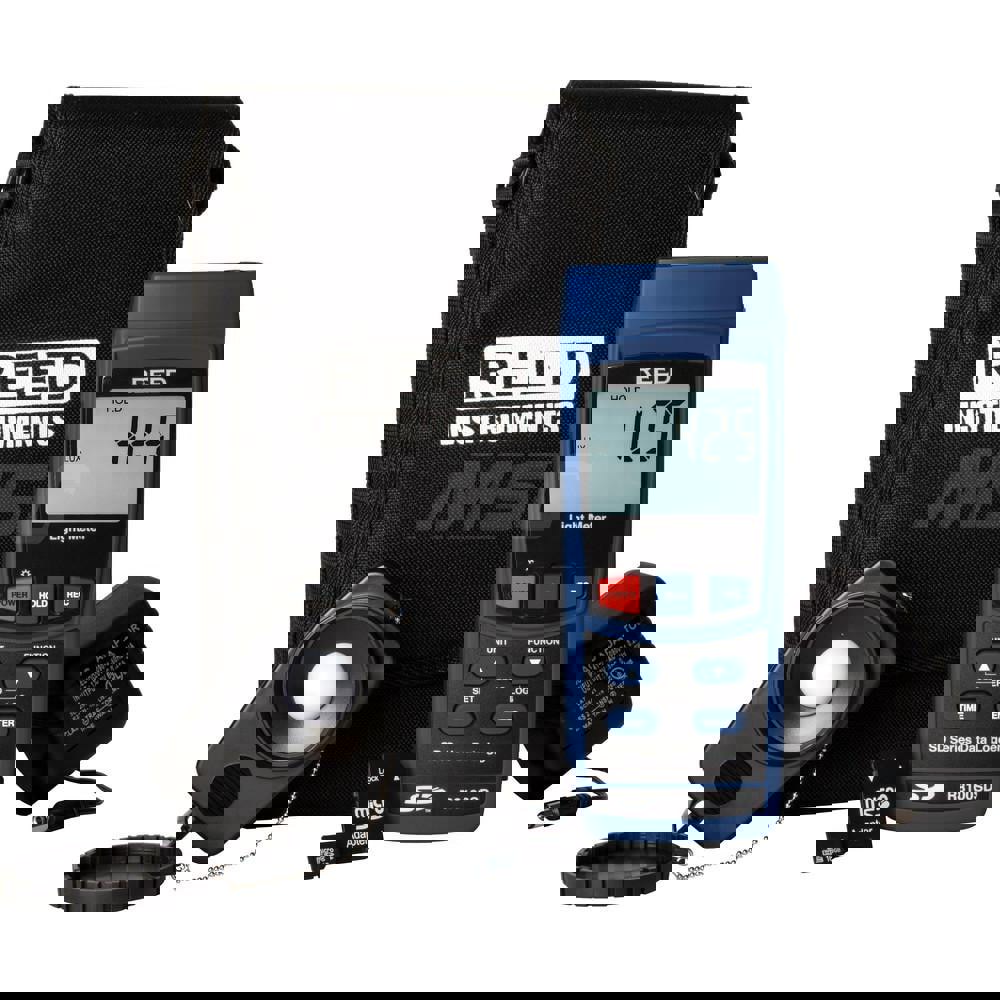 Light Meters; Compatible Lighting: All Visible Light ; Maximum Measurement: 100,000 Lux; 10,000 Fc ; Minimum Measurement: 0 Lux; 0 Fc ; Accuracy: 1(4% + 2 Lux) 1(4% rdg.+ 2 Fc) 2,000-10,000: 1(4% rdg.+ 20 Fc) ; Sensor Type: Color-Corrected Photodiode