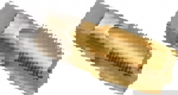 Standard Pipe Tap: 3/4-14, NPTF, 5 Flutes, High Speed Steel, TiN Finish