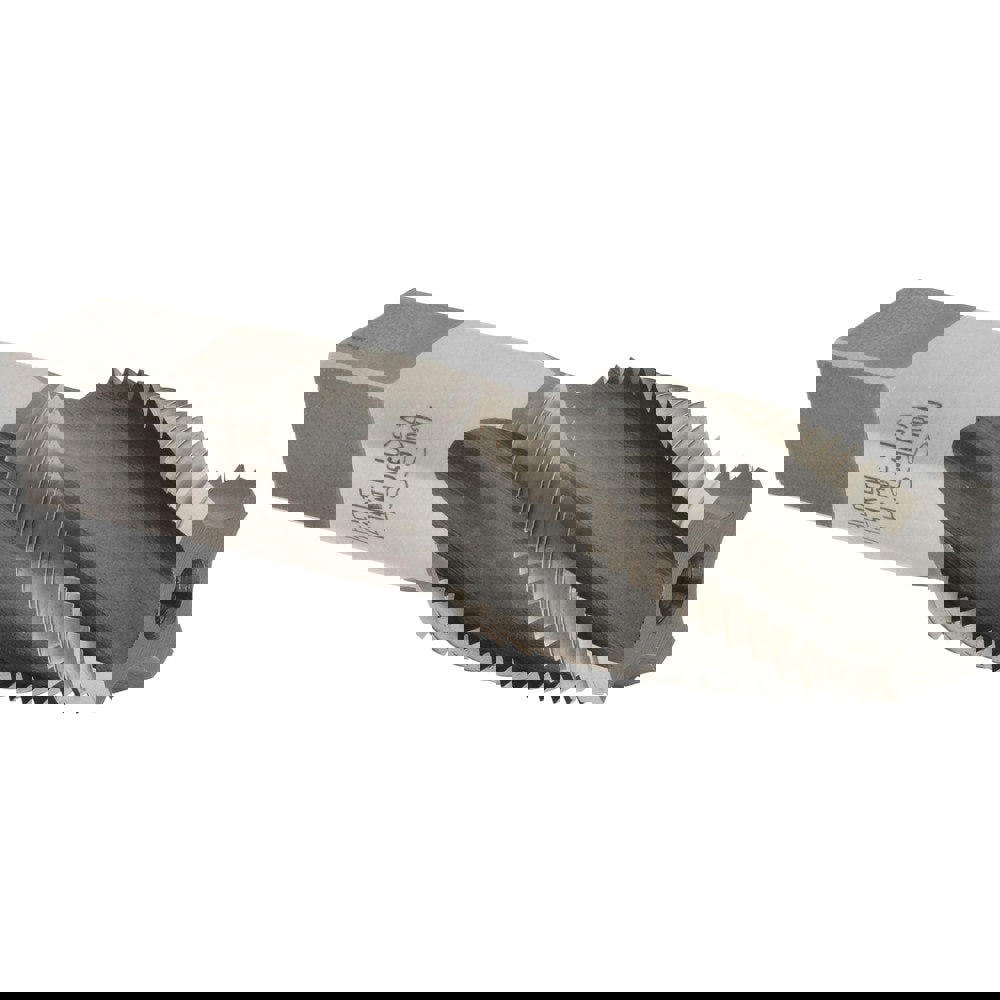 1/2-14 NPT, 15&deg; Helix, 4 Flutes, Bright Finish, High Speed Steel, Spiral Flute Pipe Tap