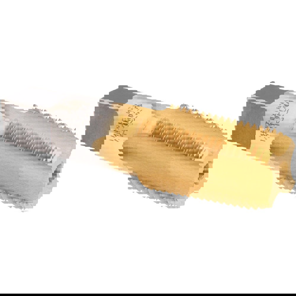 Standard Pipe Tap: 1/2-14, NPT, 4 Flutes, High Speed Steel, TiN Finish