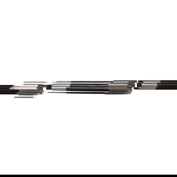 Extension Tap: 7/16-20, 3 Flutes, H3, Bright/Uncoated, High Speed Steel, Spiral Point