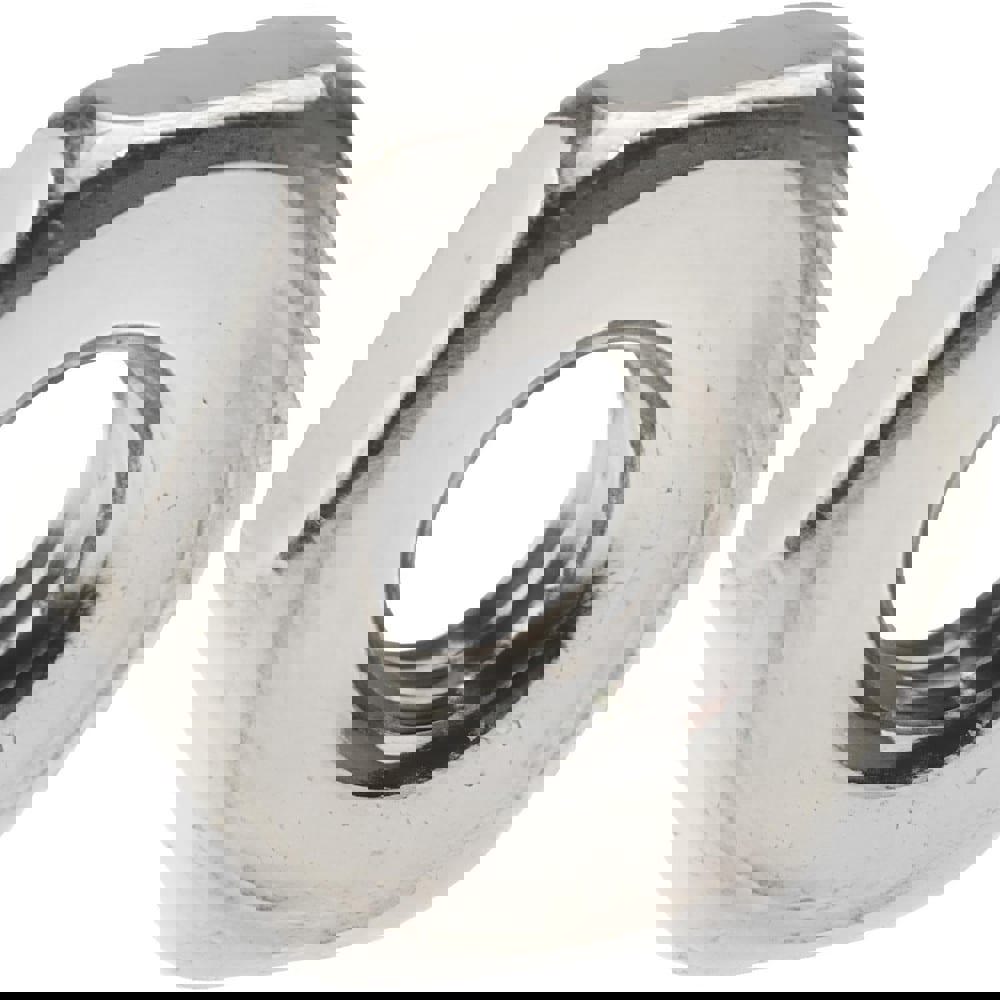 Machine Screw Hex Nut: #2-56, Grade 18-8 Stainless Steel, Bright/Uncoated Finish