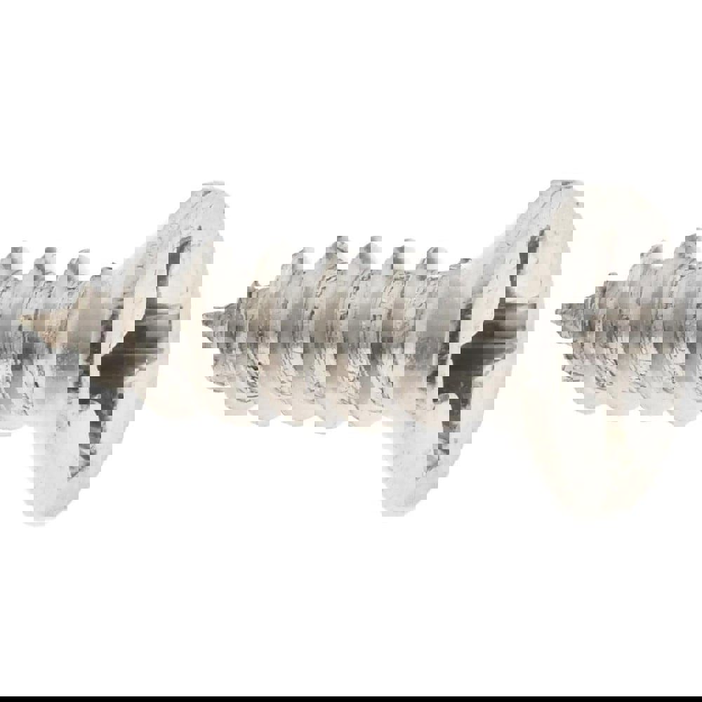 Sheet Metal Screw: #6, Flat Head, Phillips Drive, 1/2