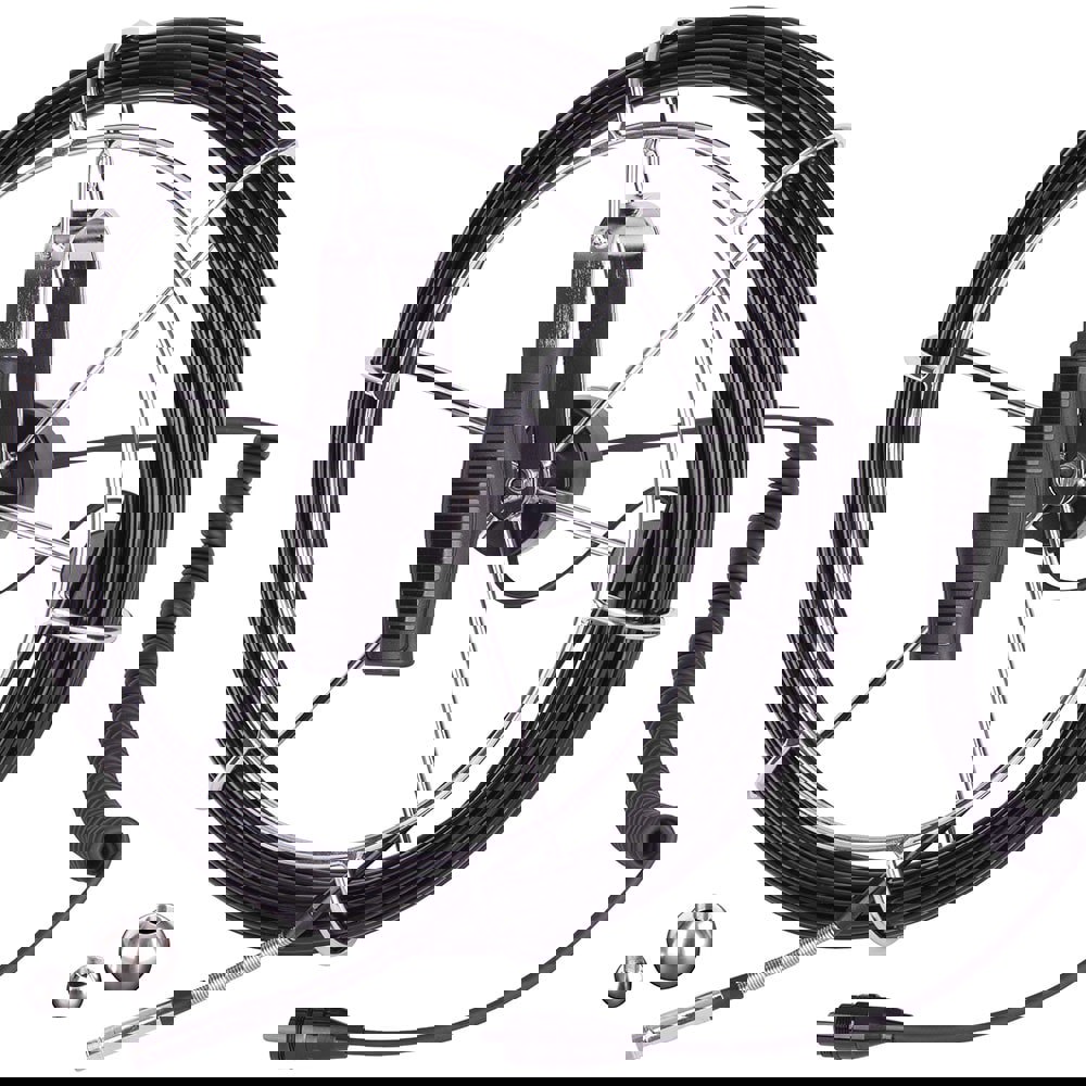 Camera & Borescope Accessories; Accessory Type: Reel; For Use With: REED R8500 Video Inspection Camera; Waterproof: Yes; Size (mm): 9.8; Size (Feet): 65.6 (Cable Length); Includes: Extension Cable; 9.8mm Camera Head on Cable Reel; (2) Ball Guides (1.5/2.5