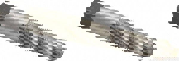 Combination Drill Tap: 1/8-27, 4 Flutes, High Speed Steel