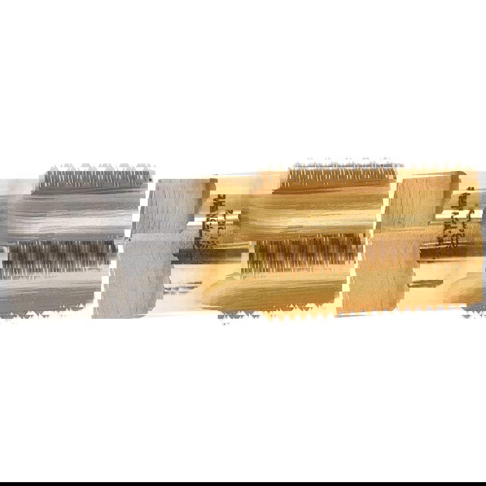 Standard Pipe Tap: 1 - 11-1/2, NPTF, 5 Flutes, High Speed Steel, TiN Finish