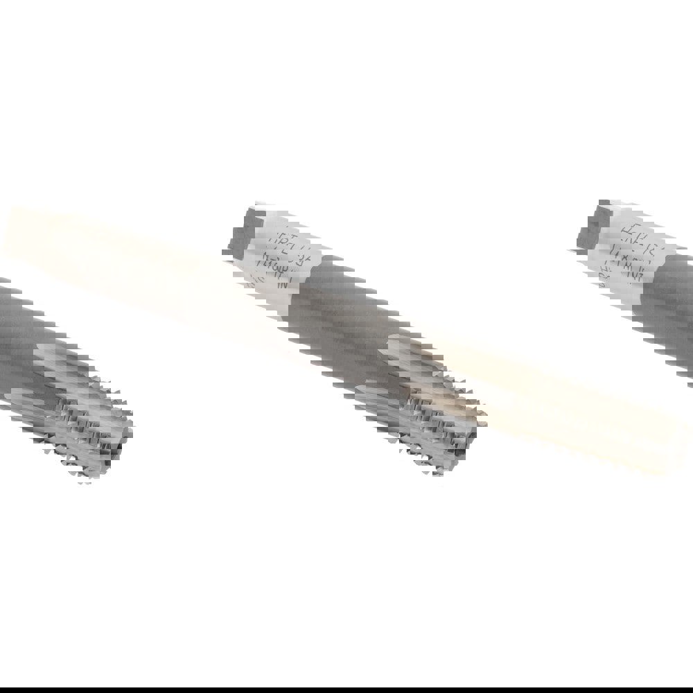 Extension Pipe Tap: 1/4-18 NPT, 5 Flutes, High Speed Steel