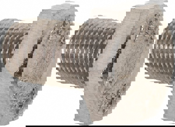 Hex Head Cap Screw: M6 x 1.00 x 10 mm, Grade 316 Stainless Steel, Uncoated