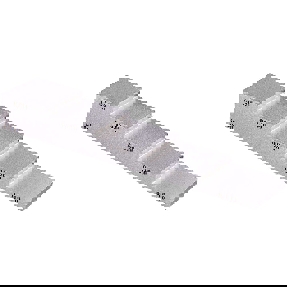 Thickness Gage Accessories; Type: 5 Step Block ; For Use With: Ultrasonic Thickness Gage ; UNSPSC Code: 41111600