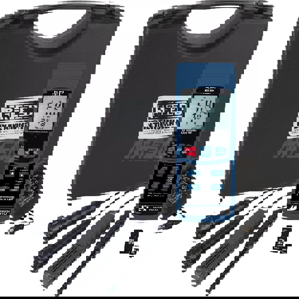 Natural Gas, Carbon Monoxide & Refrigerant Detectors; Type: Data Logging Indoor Air Quality Meter; Function: Measures/Records Oxygen, Carbon Dioxide, Carbon Monoxide, Temperature & Humidity; Accuracy: 999 ppm: 140 ppm;1,000 ppm 3000 ppm: 15% rdg;3,000 pp