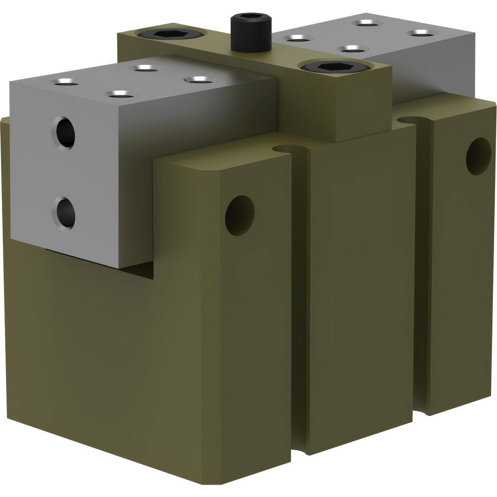 Air Grippers; Grip Type: 2-Jaw Angular Gripper ; Grip Style: Angular ; Holding Type: External ; Operating Pressure (psi): 40 to 100 ; Action: Double ; Maximum Working Pressure (bar): 7