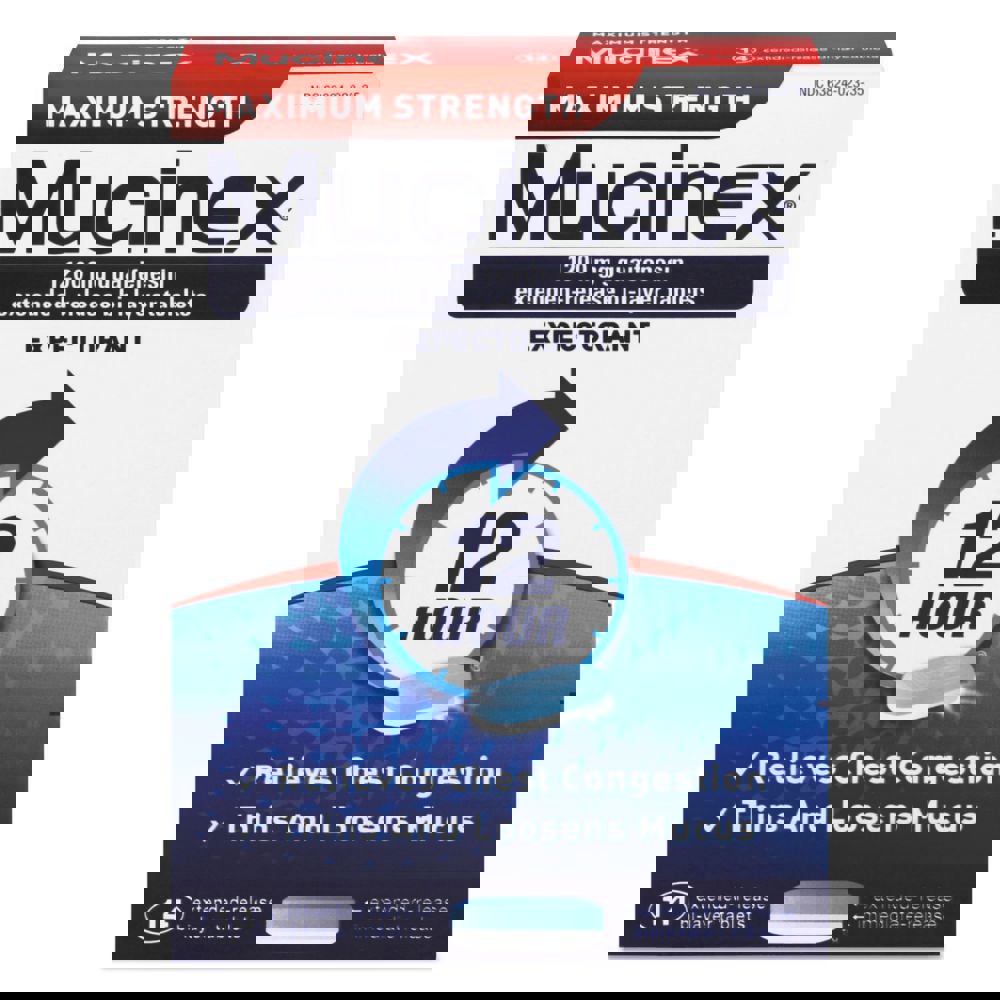 FIRST AID,MUCINEX,MAX STR