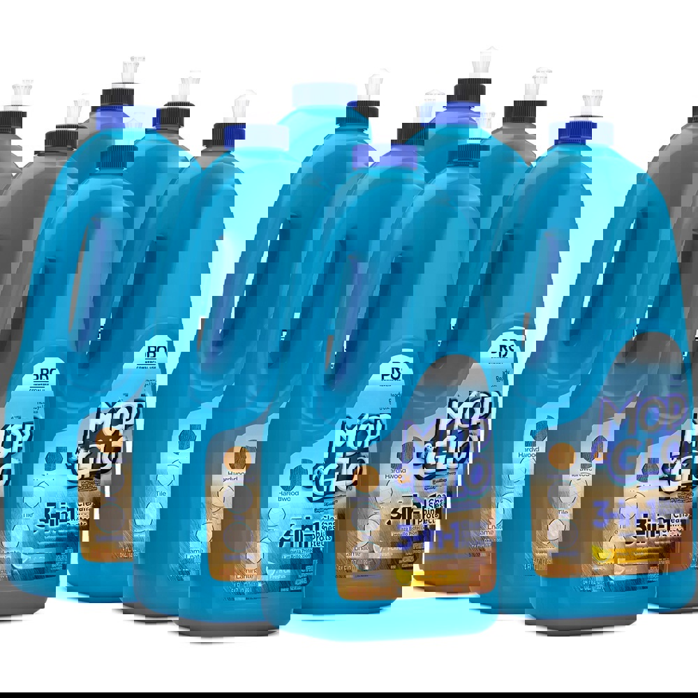 Triple Action Floor Shine Cleaner, Fresh Citrus Scent, 64 oz Bottle, 6/Carton