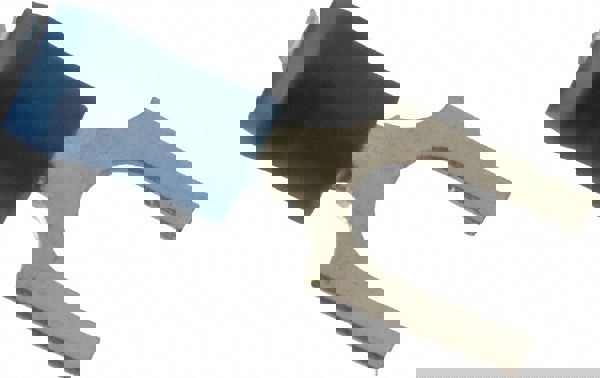 Standard Fork Terminal: Blue, Nylon, Partially Insulated, #1/4