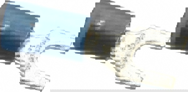 Standard Fork Terminal: Blue, Nylon, Partially Insulated, #6 Stud, Crimp