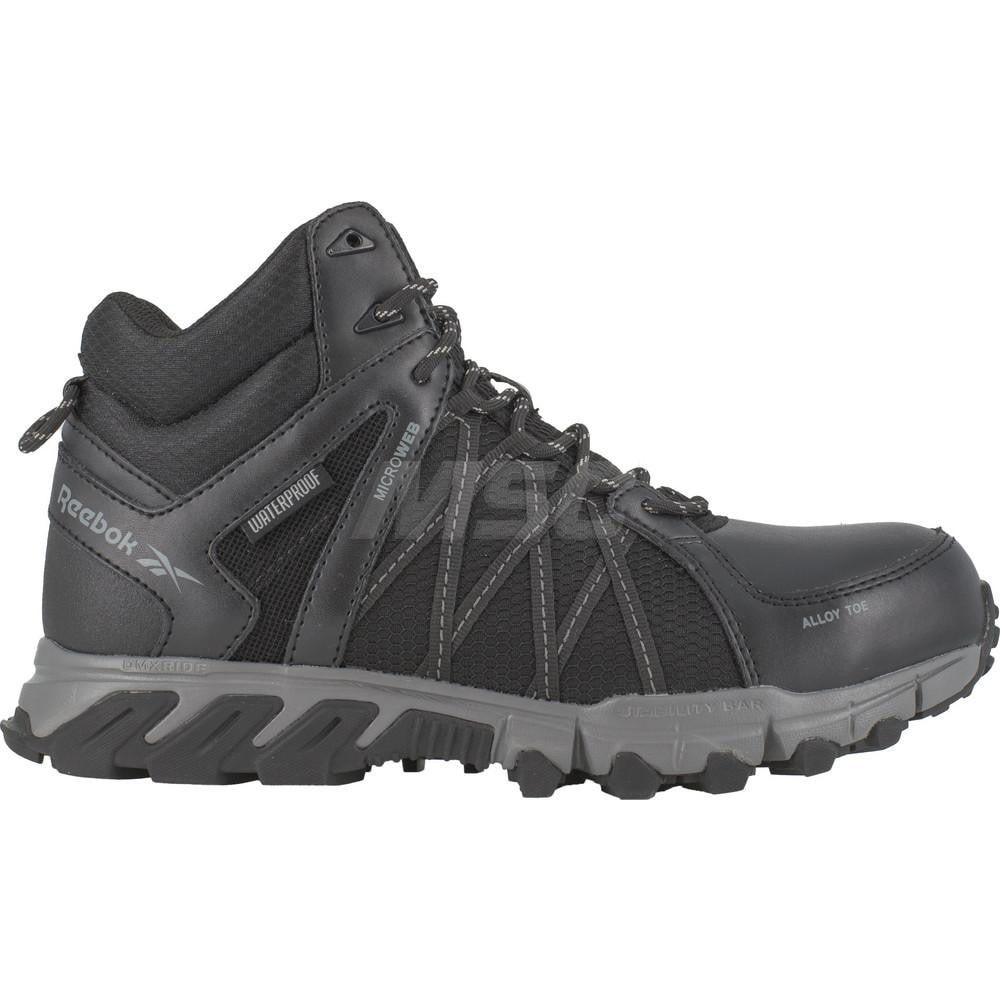 Work Boot: Size 9.5, Leather, Alloy Toe