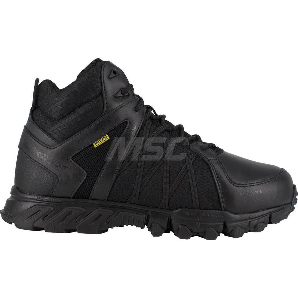 Work Boot: Size 4.5, Leather, Alloy Toe