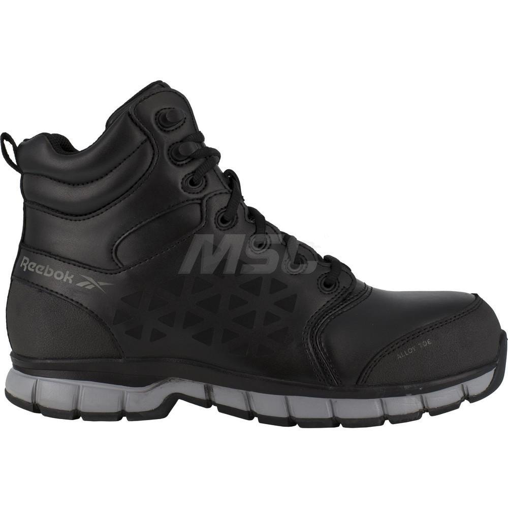Work Boot: Leather, Alloy Toe