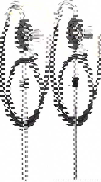 Rotary Hand Pump: 10 GPM, Oil Lubrication, Cast Iron