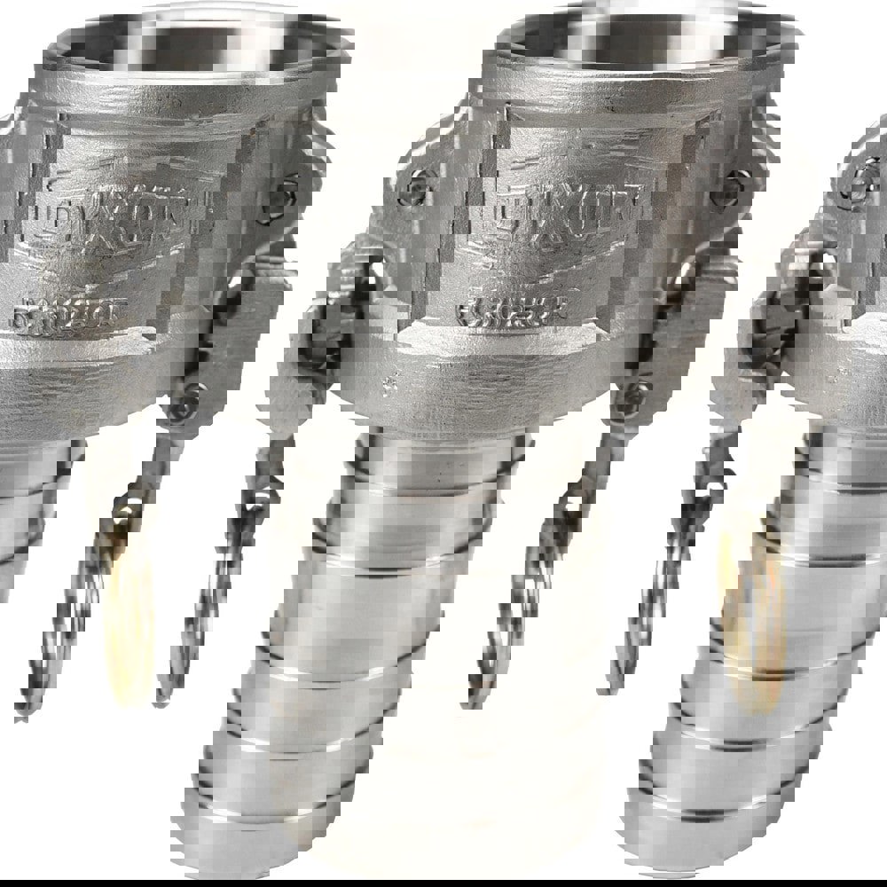 Suction & Discharge Hose Couplings; Type: Type C Coupler ; Coupling Type: Cam & Groove ; Coupling Descriptor: EZ Boss-Lock Coupler x Hose Shank ; Material: Stainless Steel ; Coupler Size (Fractional Inch): 1 ; Thread Size: Non-Threaded