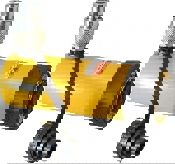 Portable Hydraulic Cylinder: Single Acting, 9.23 cu in Oil Capacity