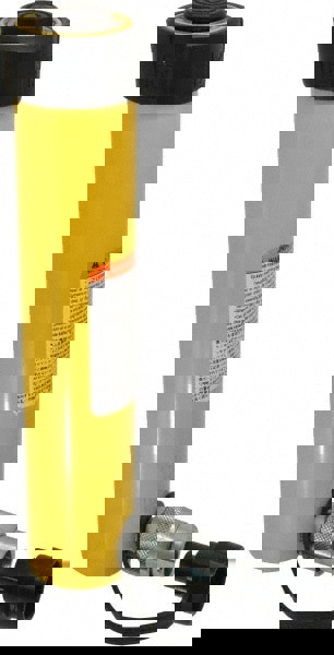 Portable Hydraulic Cylinder: Single Acting, 17.89 cu in Oil Capacity