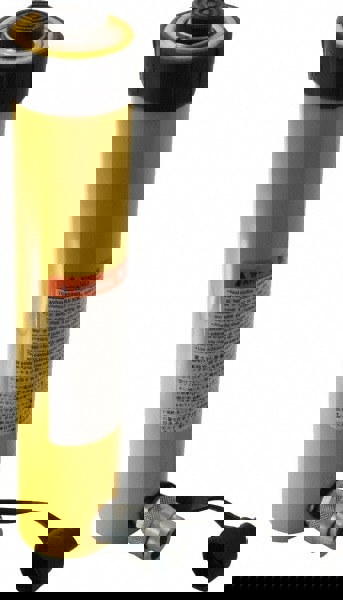 Portable Hydraulic Cylinder: Single Acting, 31.42 cu in Oil Capacity