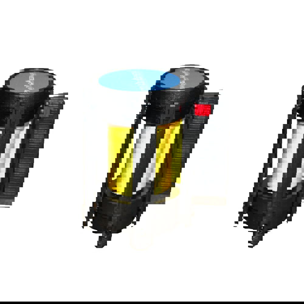 Pedestrian Barrier Replacement Cassette: Plastic, Black, Use with Pro-Safe Post