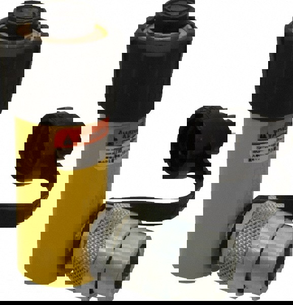 Portable Hydraulic Cylinder: Single Acting, 0.99 cu in Oil Capacity