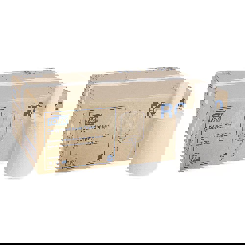 Paper Towels: Center Pull Roll, Roll, 2 Ply, Recycled Fiber, White