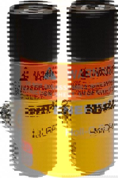 Portable Hydraulic Cylinder: Single Acting, 4.49 cu in Oil Capacity