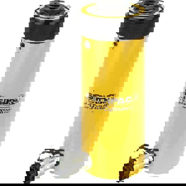 Compact Hydraulic Cylinder: Base Mounting Hole Mount, Steel