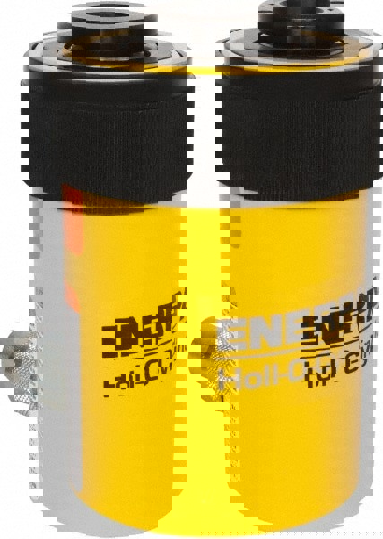 Portable Hydraulic Cylinder: Single Acting, 18.05 cu in Oil Capacity