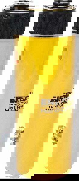 Portable Hydraulic Cylinder: Single Acting, 44.23 cu in Oil Capacity