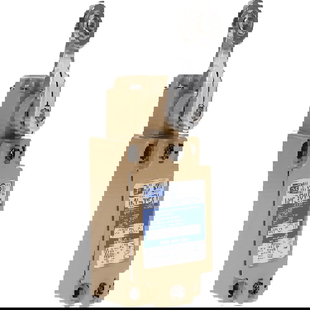 General Purpose Limit Switch: SPDT, NC, Roller Lever, Side