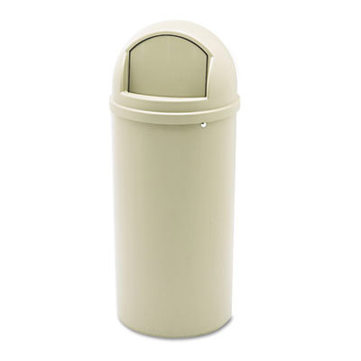 Rubbermaid Marshal Dome Top Plastic Tras