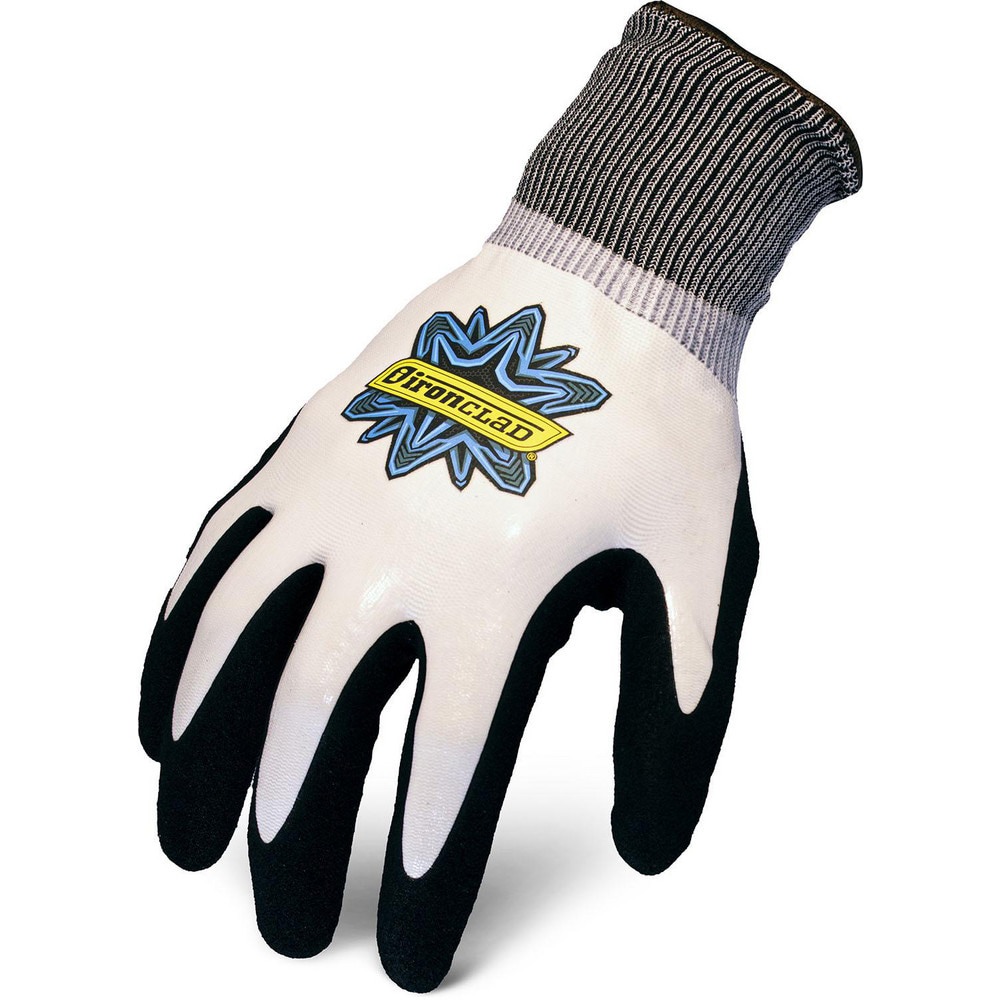 Work Gloves: ironCLAD CRYO, Size Medium, Nitrile-Coated Acrylic, General Purpose