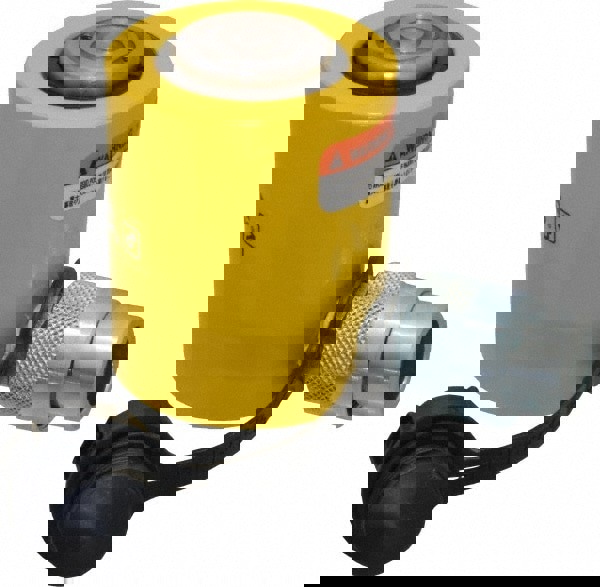 Portable Hydraulic Cylinder: Single Acting, 3.35 cu in Oil Capacity