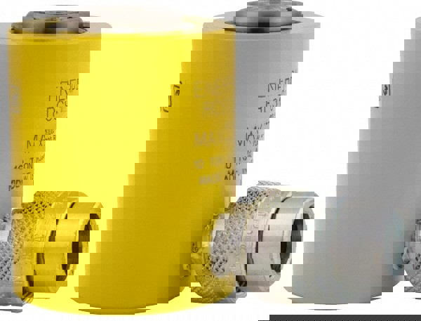 Portable Hydraulic Cylinder: Single Acting, 22.85 cu in Oil Capacity