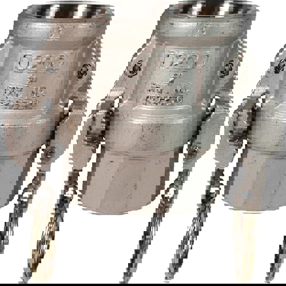 Suction & Discharge Hose Couplings; Type: Type D Coupler ; Coupling Type: Cam & Groove ; Coupling Descriptor: EZ Boss-Lock Coupler x FNPT ; Material: Stainless Steel ; Coupler Size (Fractional Inch): 1 ; Thread Size: 1