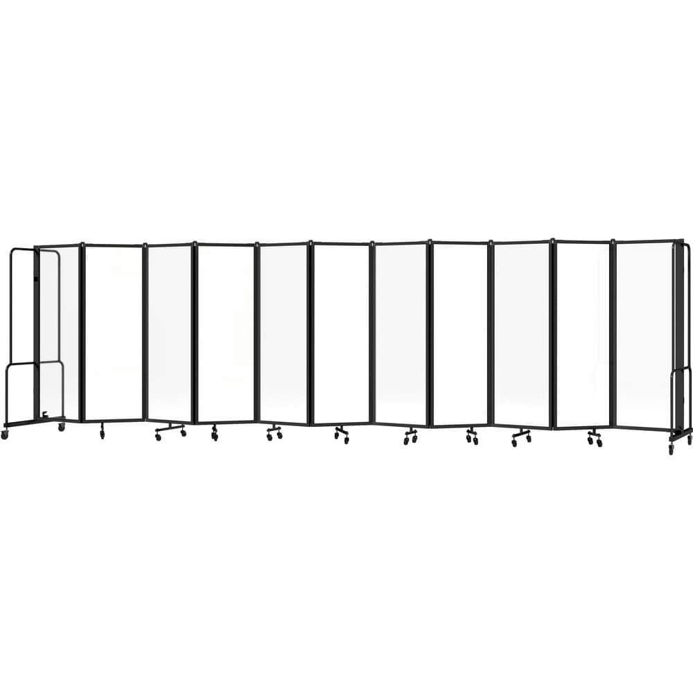 Office Cubicle Partitions; Office Cubicle Partition Type: Mobile, Portable ; Color: Clear ; Material: Steel; Acrylic; Aluminum ; Mount Type: Self-Supporting ; Height (Inch): 72 ; Width (Inch): 27