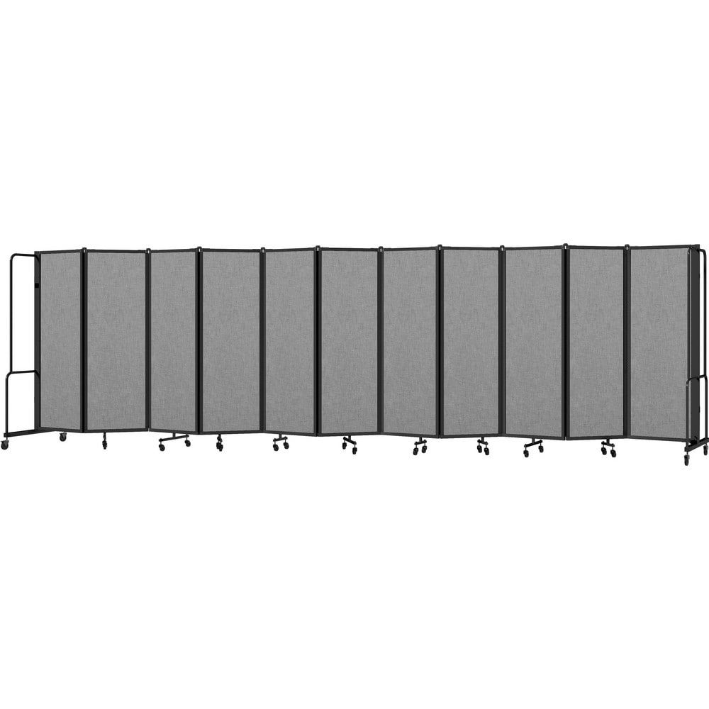 Office Cubicle Partitions; Office Cubicle Partition Type: Mobile, Portable ; Color: Gray ; Material: PET; Aluminum; Steel ; Mount Type: Self-Supporting ; Height (Inch): 72 ; Width (Inch): 27