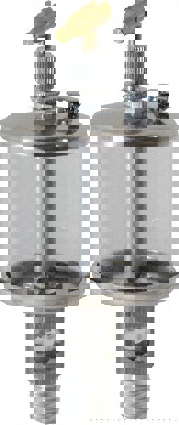 1 Outlet, Polymer Bowl, 73.9 mL Manual-Adjustable Oil Reservoir