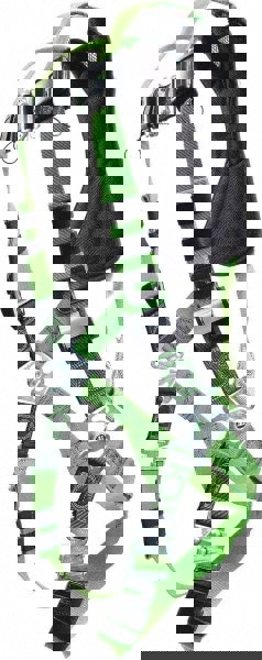 Fall Protection Harnesses: 400 Lb, Single D-Ring Style, Size Universal